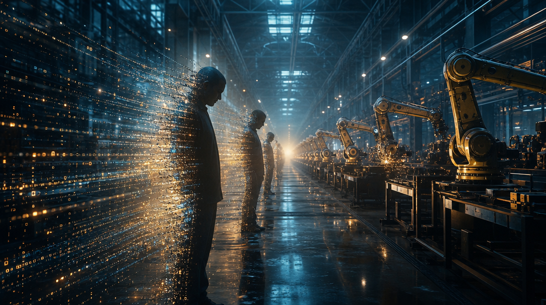 Visualisation de l'automatisation du travail humain