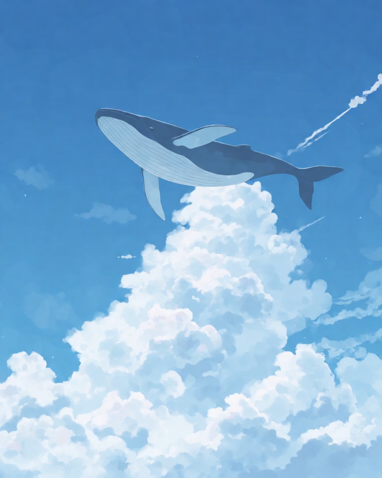 open sky anime style