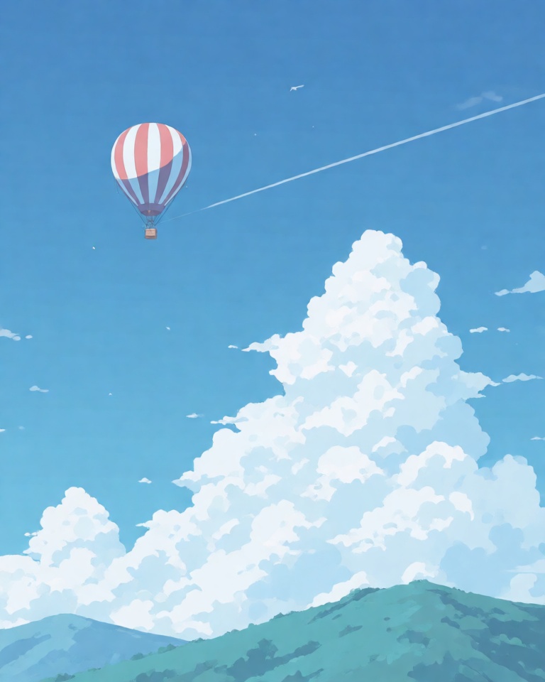 open sky anime style