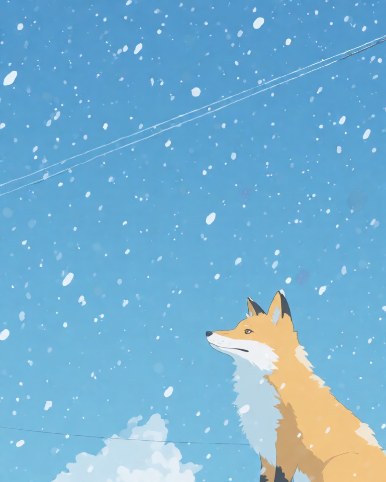 open sky anime style