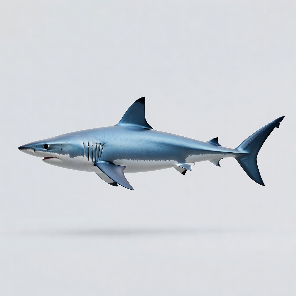 Mako Shark Silhouette (3)