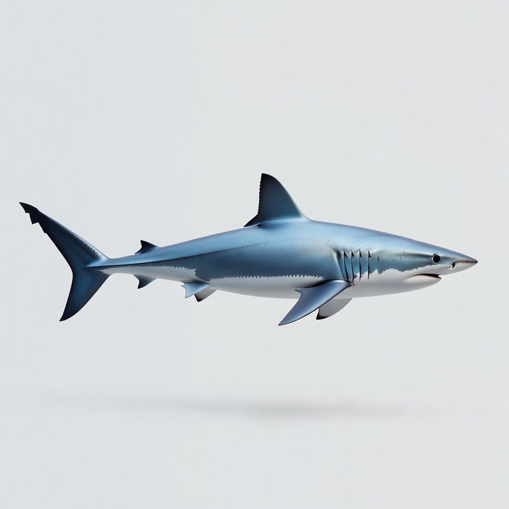 Mako Shark Silhouette