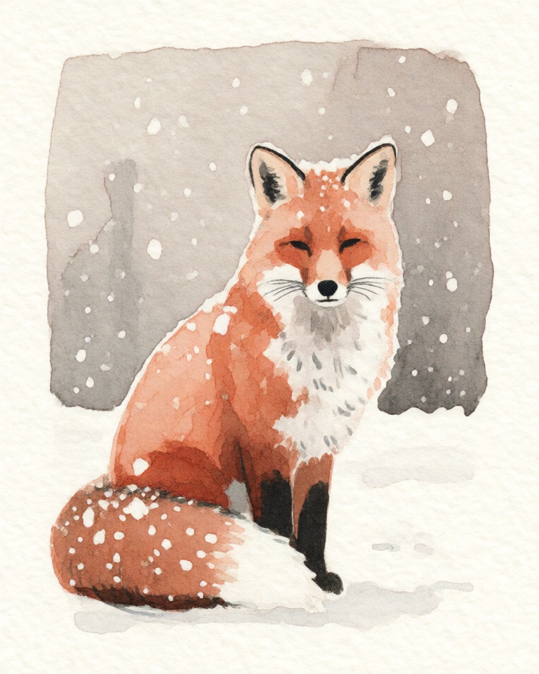 loose terracotta watercolor style