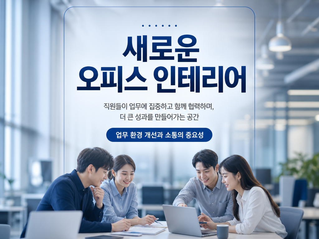 오피스 인테리어 트렌드, 사무실 리뉴얼 앞둔 대표가 먼저 볼 것