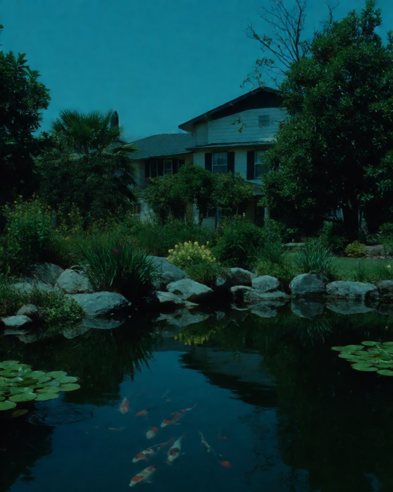 teal saturated americana style