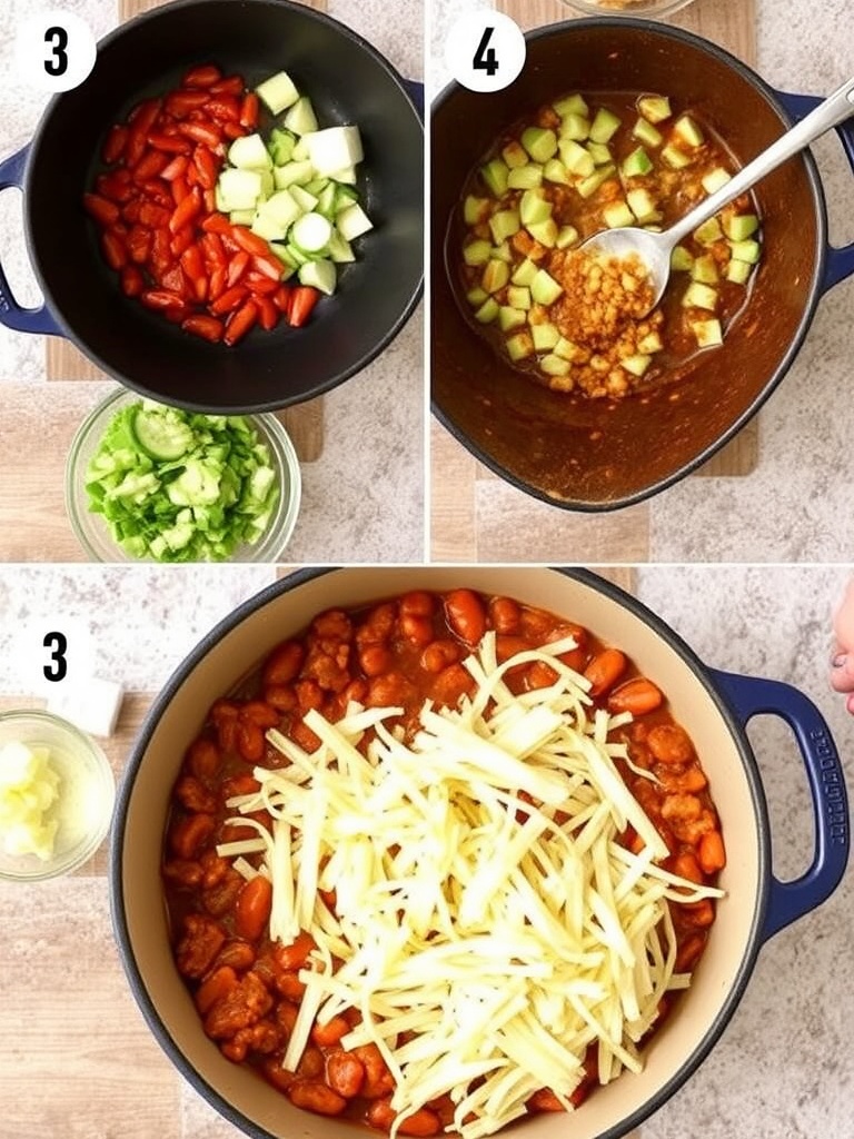 chili cone carne preparation