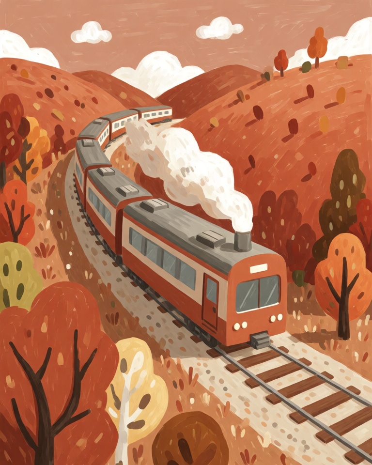 warm terracotta whimsy style