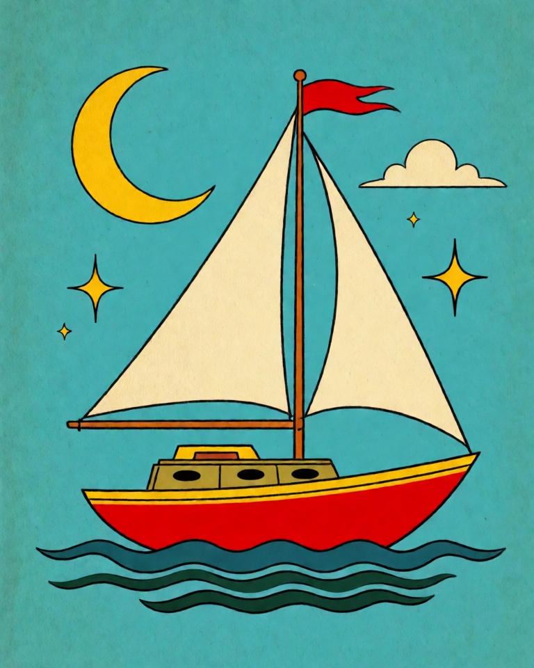 retro midcentury toon style