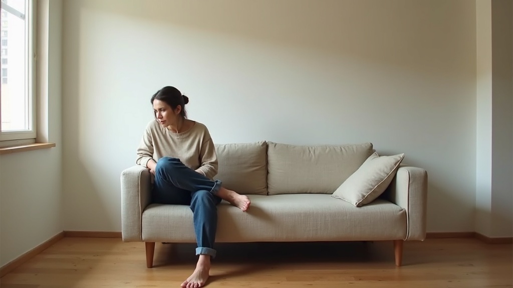 Taking stock of a small living room before redesigning it