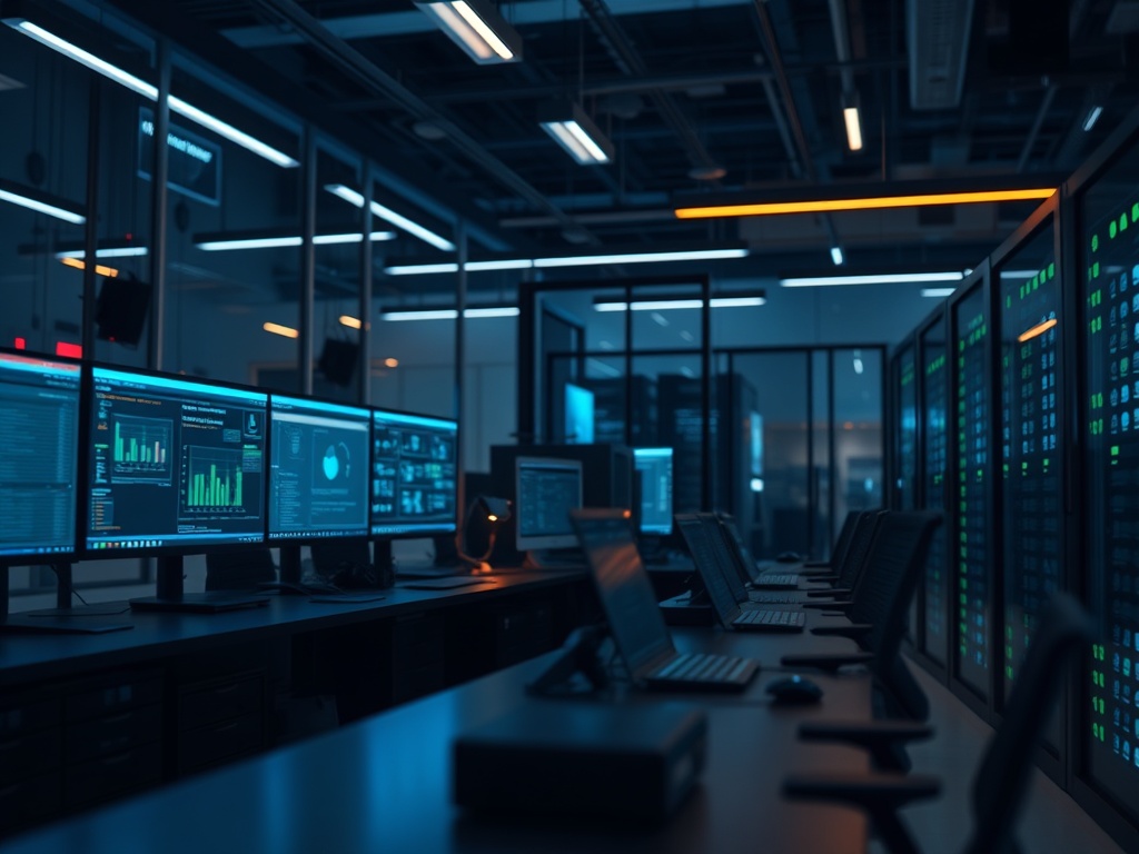 Illustration of enterprise AI development with privacy focus, featuring Tabnine's custom models for team collaboration.