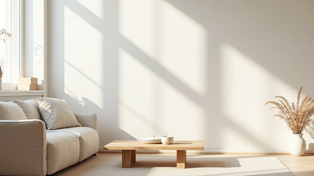 Affordable living room furniture that looks expensive, styled with Scandinavian calm