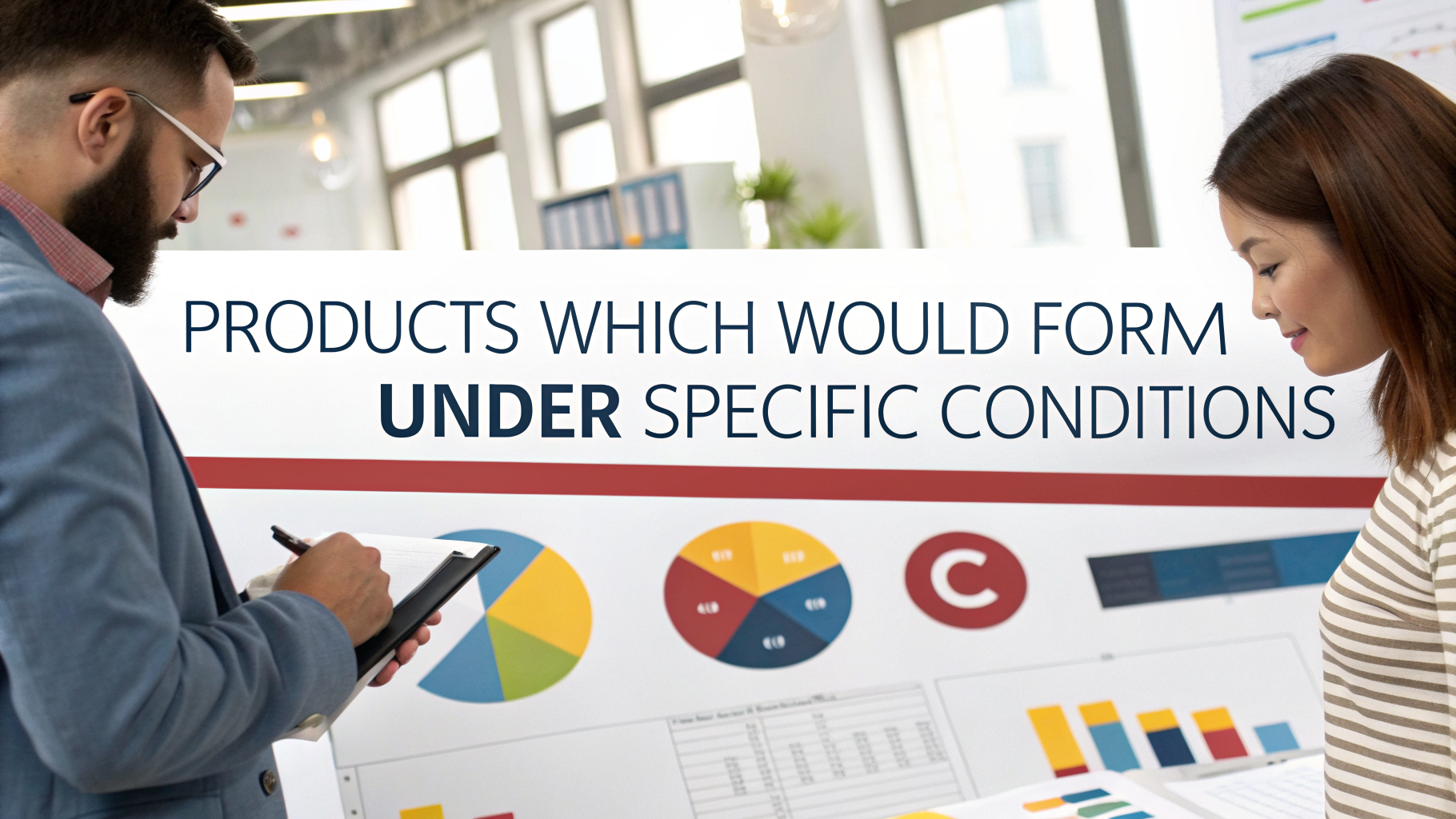 Professional infographic explaining which product s would form under the conditions given below
