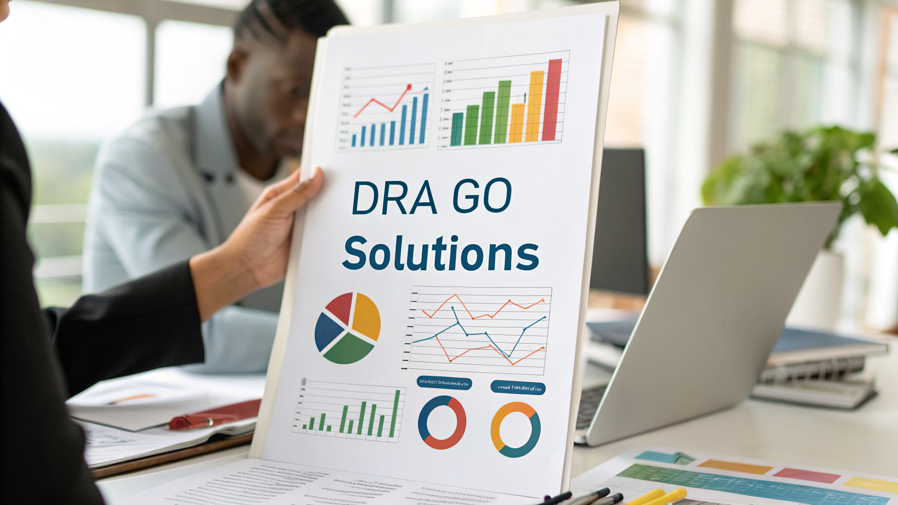 Professional infographic explaining dra go solutions