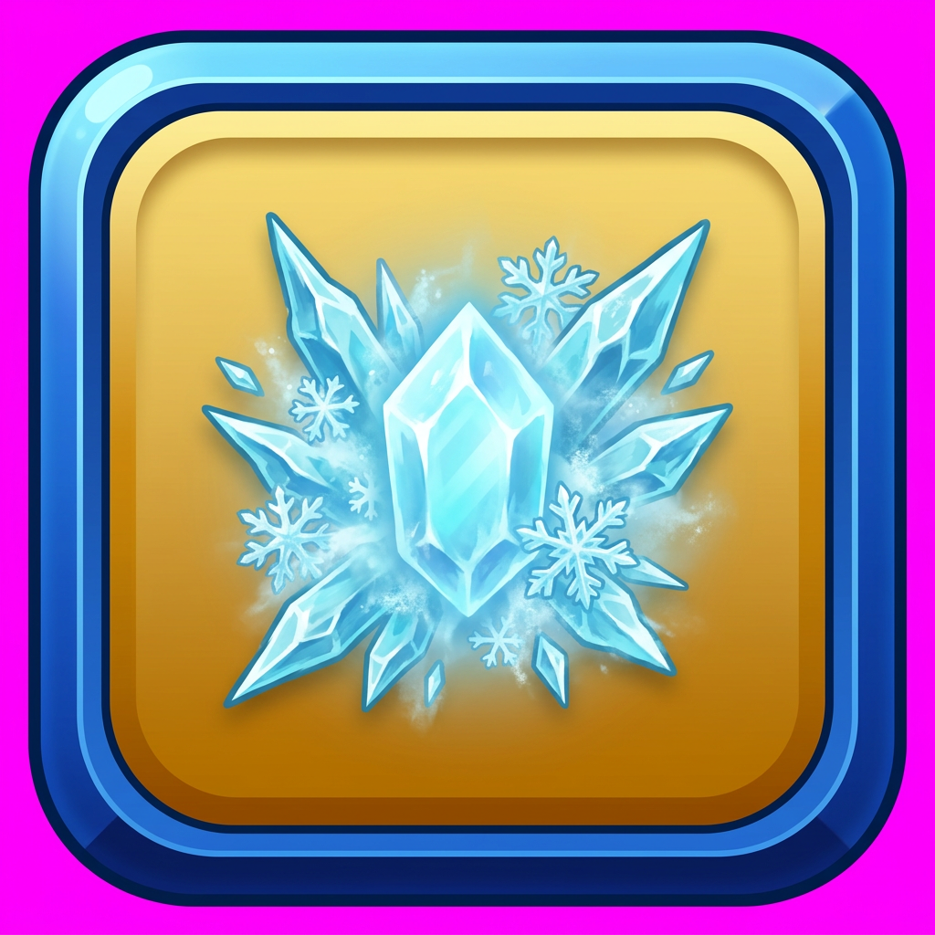 Image: A mobile game spell card icon in the exact style o