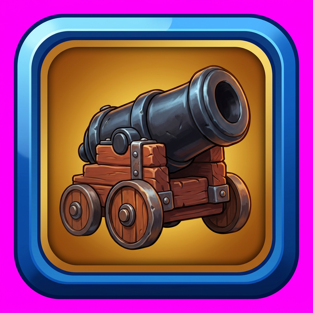 Image: A mobile game card icon in the exact style of Clas