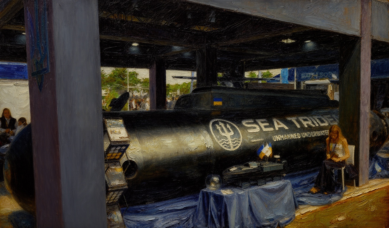 Ukraine Unveils Sea Trident ST-1000 Underwater Drone