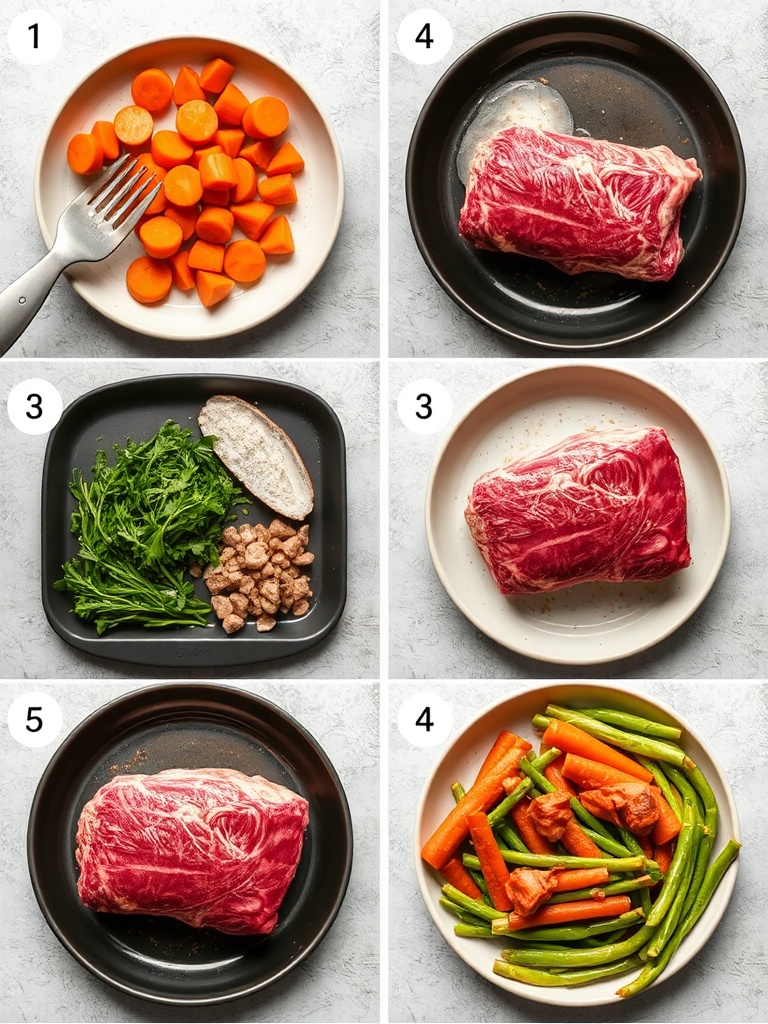 boeuf aux carottes preparation