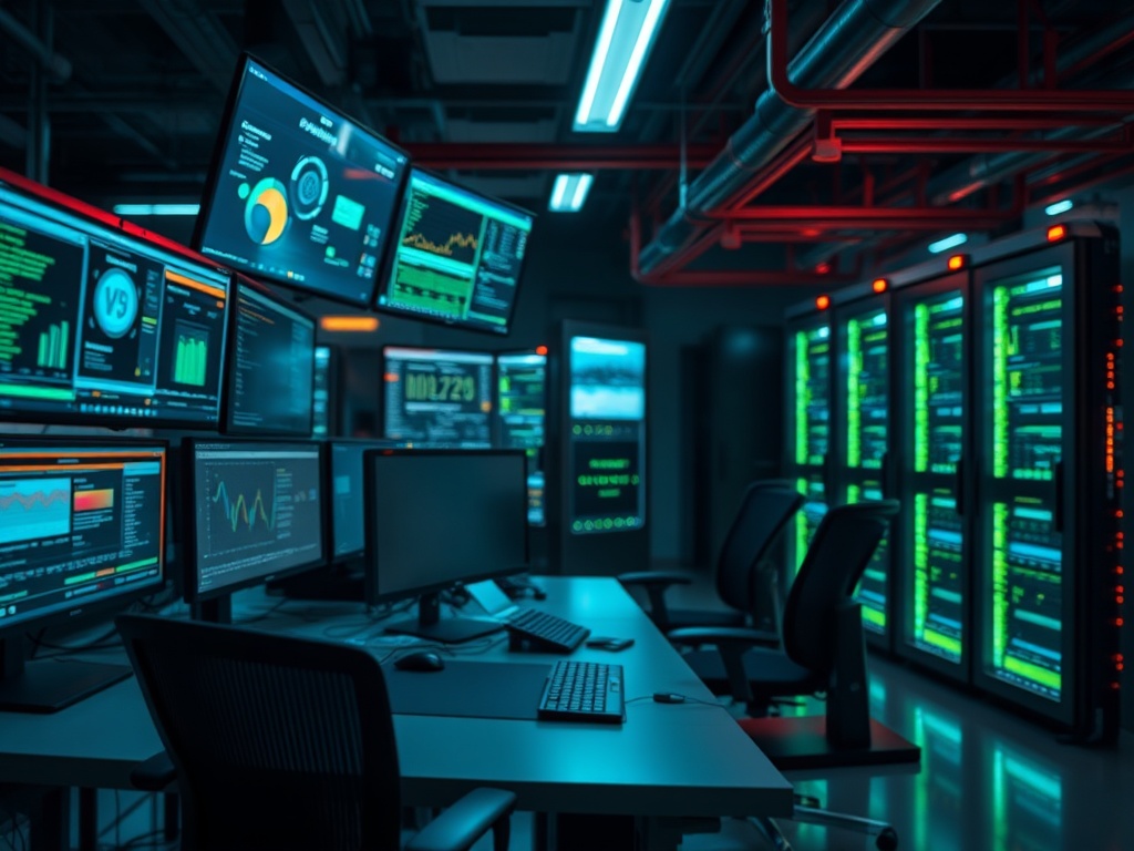 Illustration of automated cyber attack targeting personal digital privacy breaches in cybersecurity awareness
