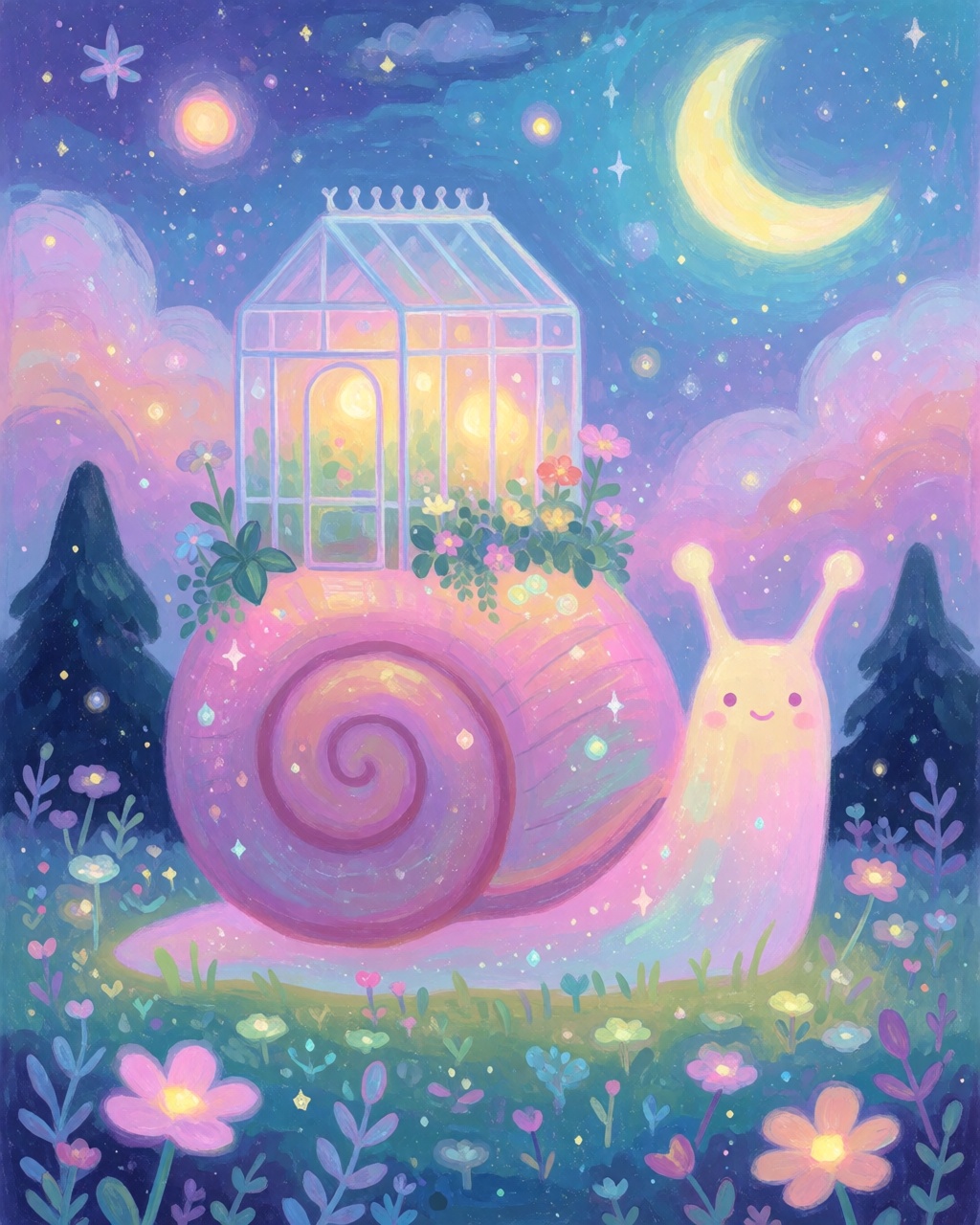 Glowing Nocturnal Dreamscape