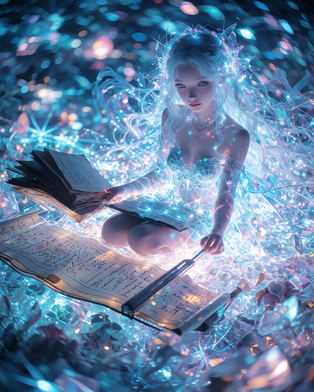 Luminous Crystalline Bokeh