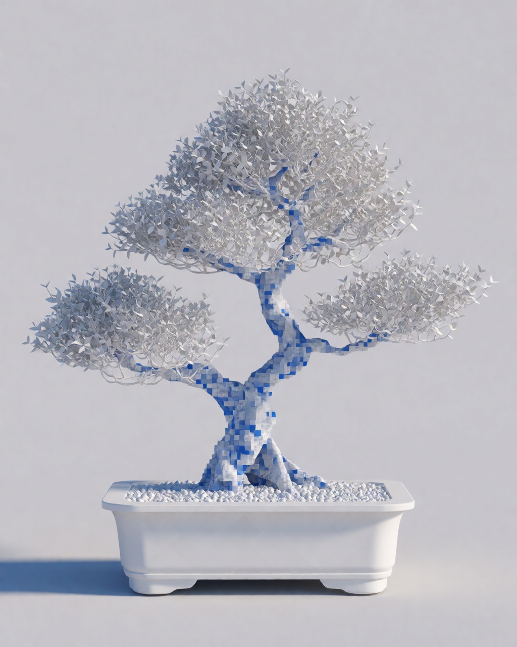 Cobalt White Sculptural Render