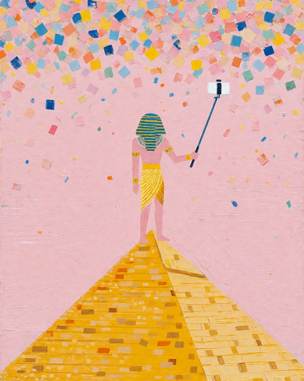 Pastel Confetti Acrylic