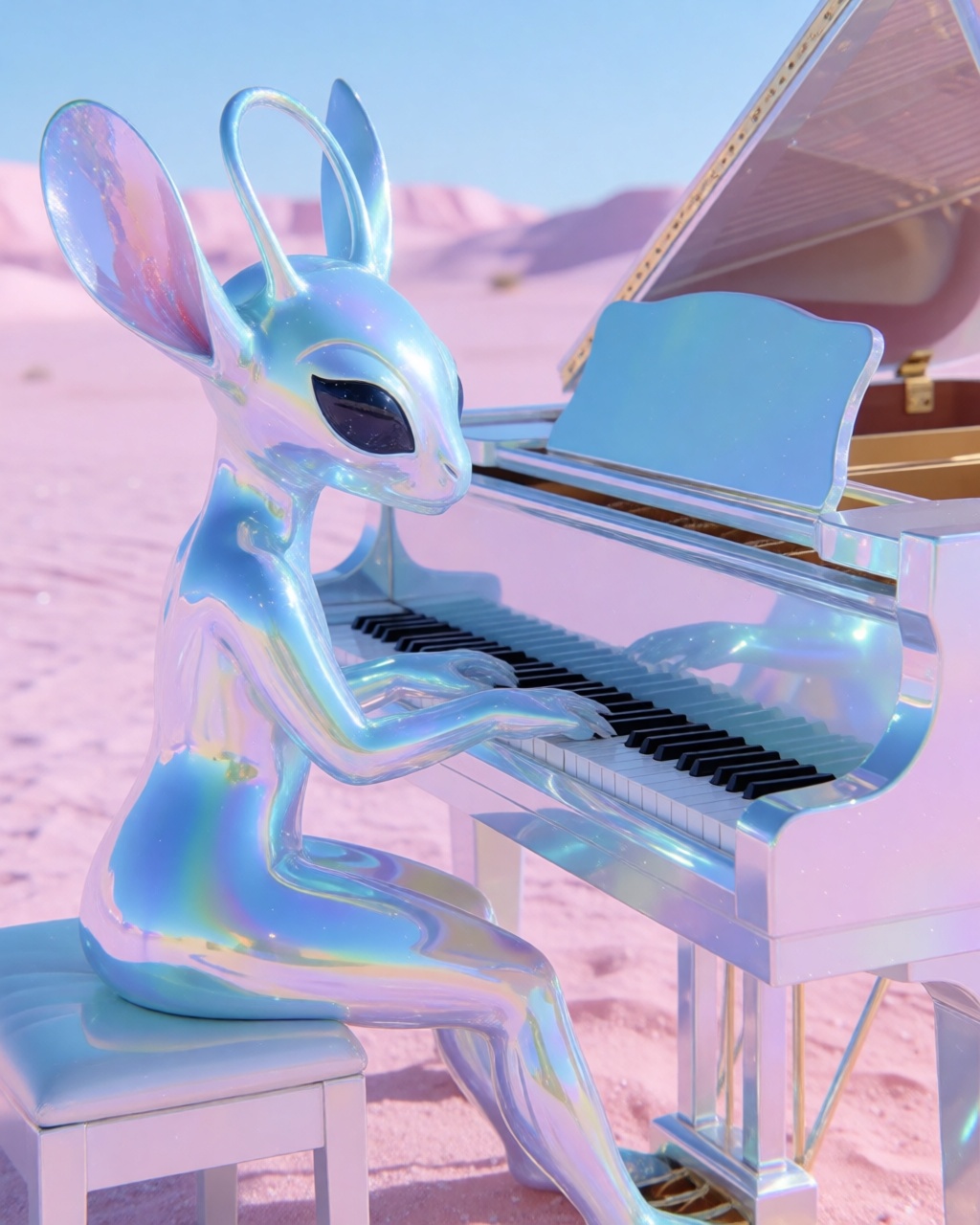 Iridescent Pastel Dreamscape