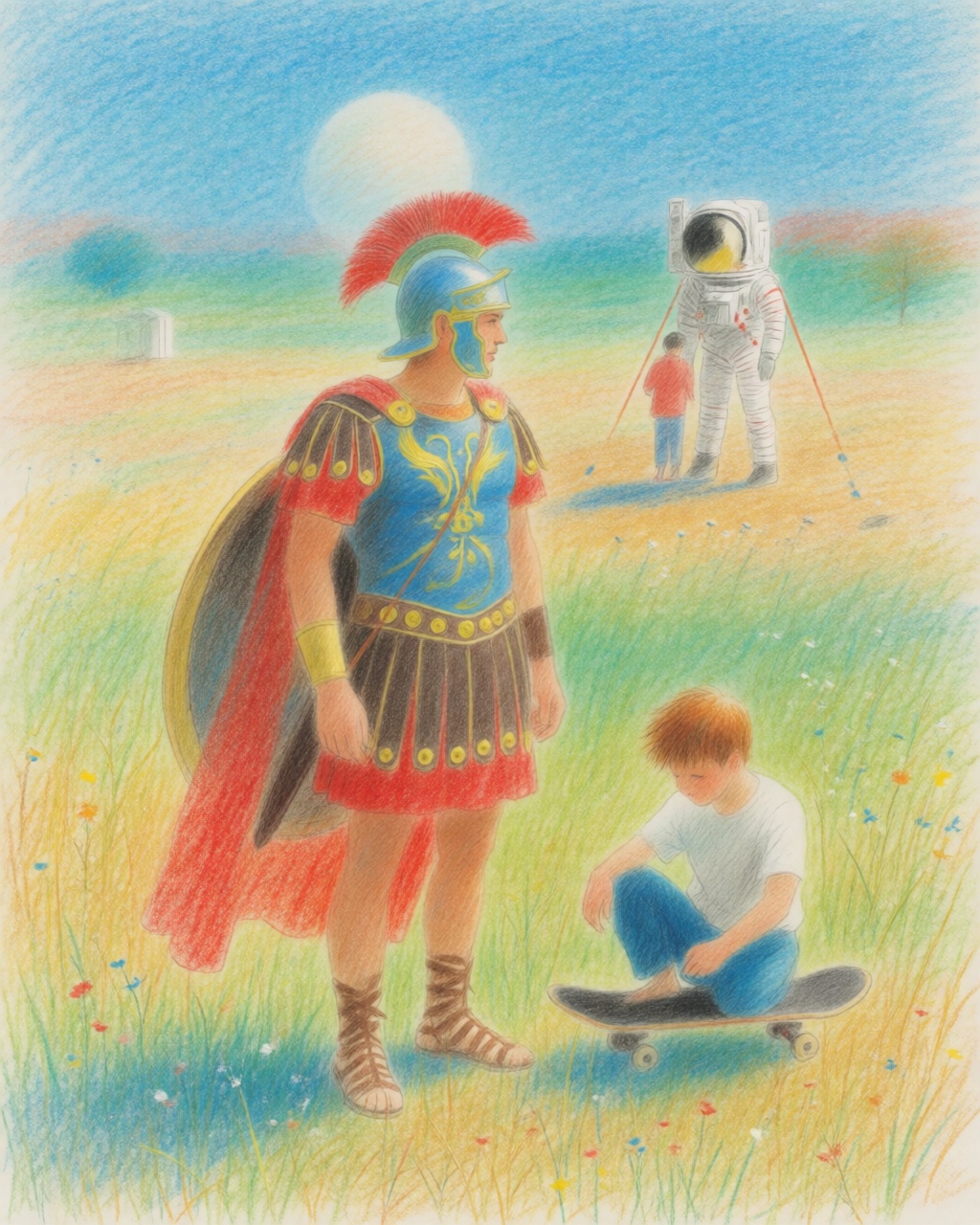 Dreamy Colored Pencil Pastoral