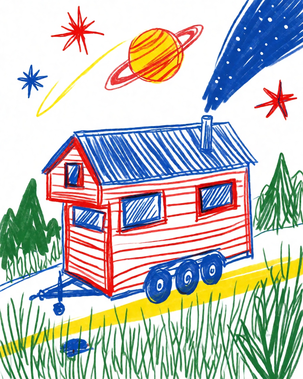 Bold Primary Sketch