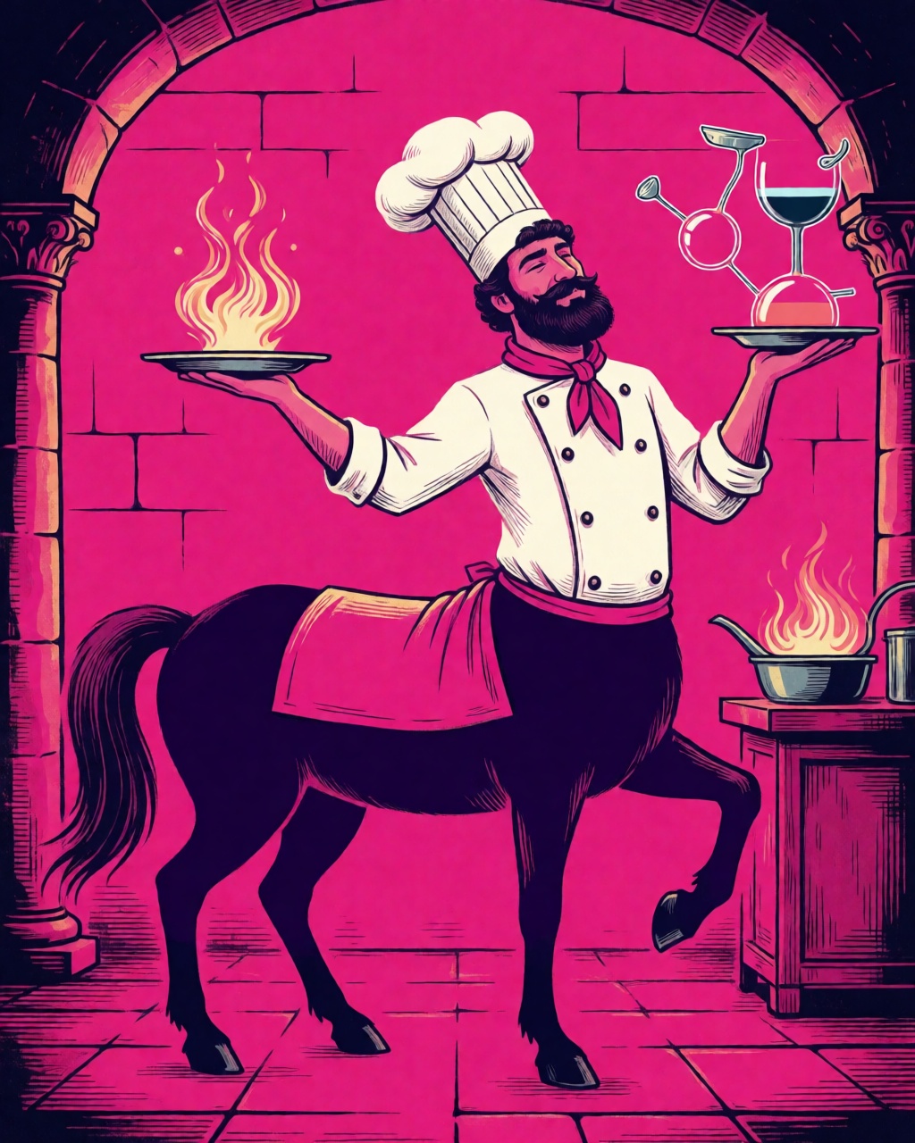 Bold Magenta Poster