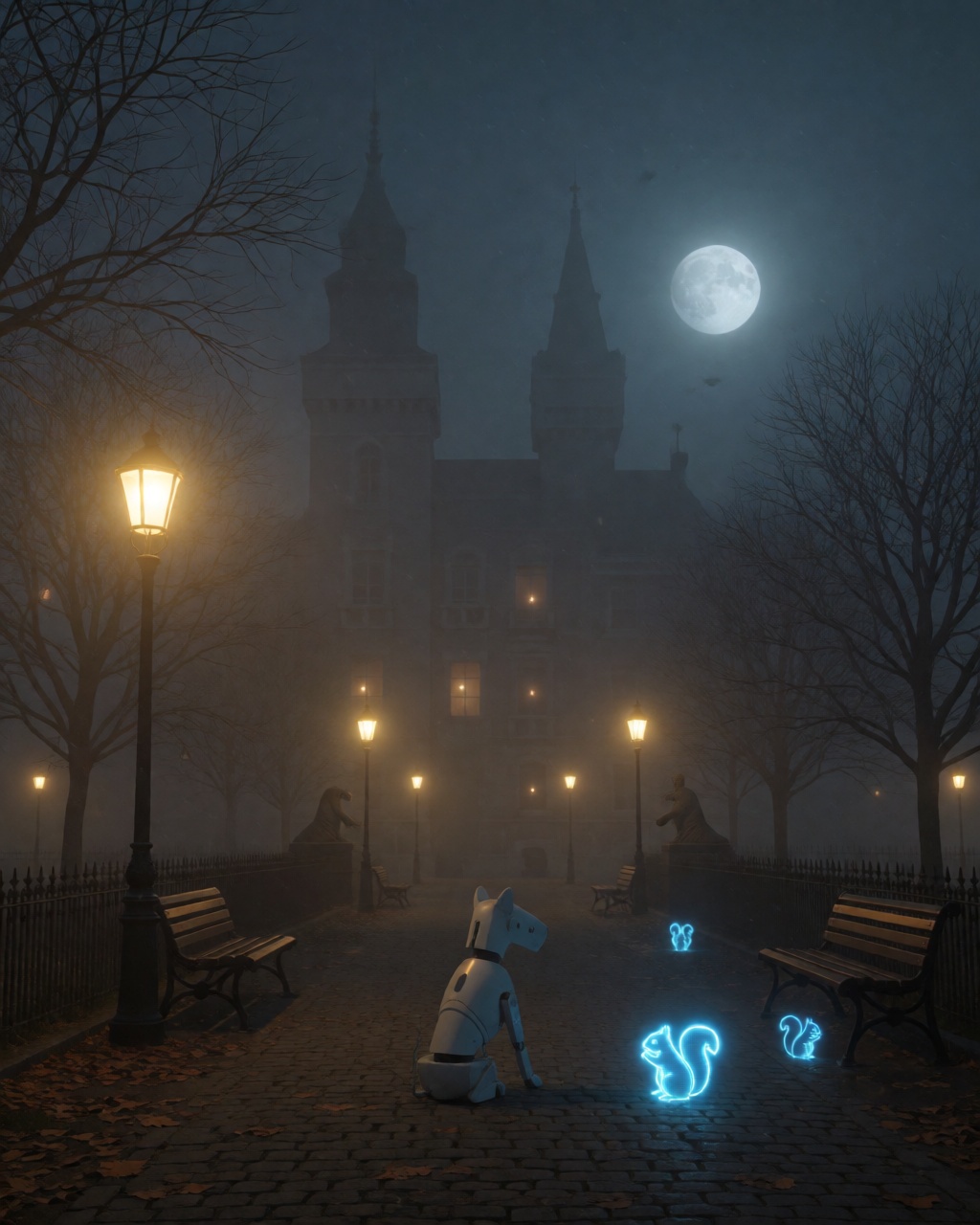 Foggy Nocturnal Surreal