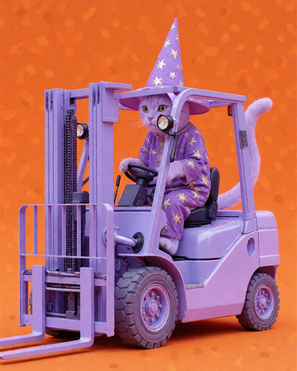 Lavender Orange Surreal