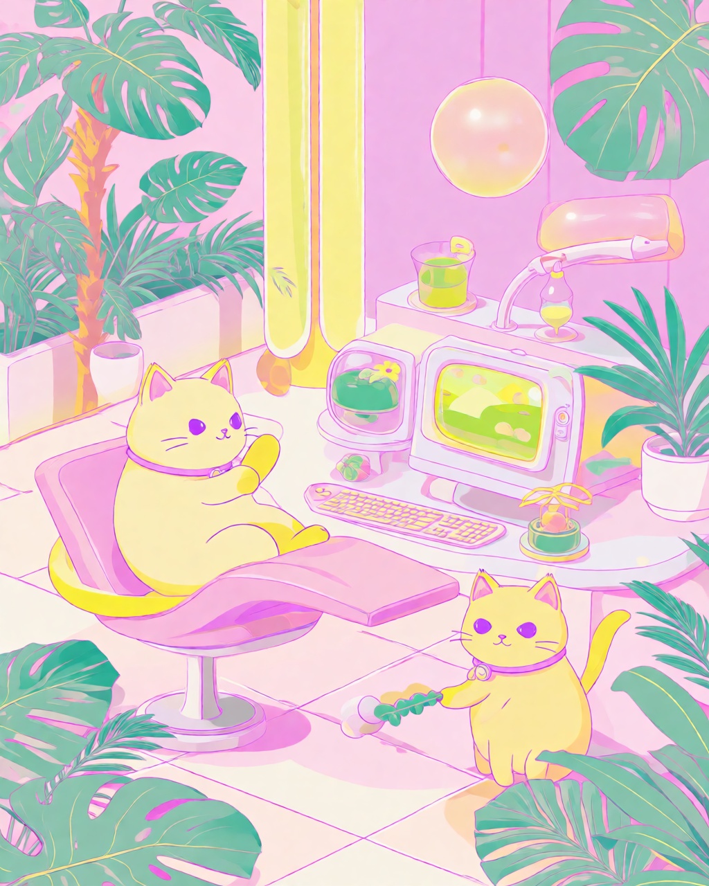 Pastel Tropical Sherbet