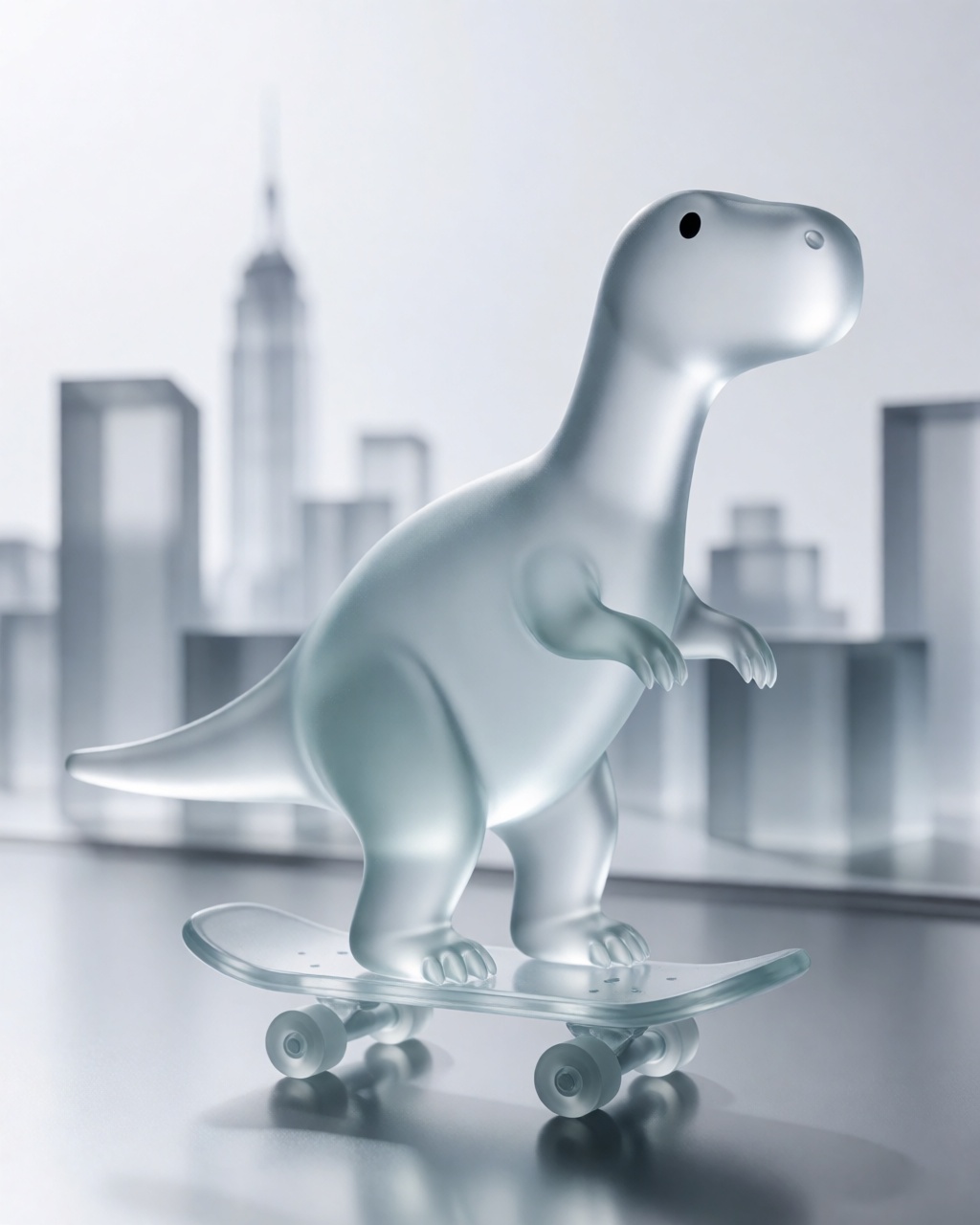 Frosted Glass Sculpture