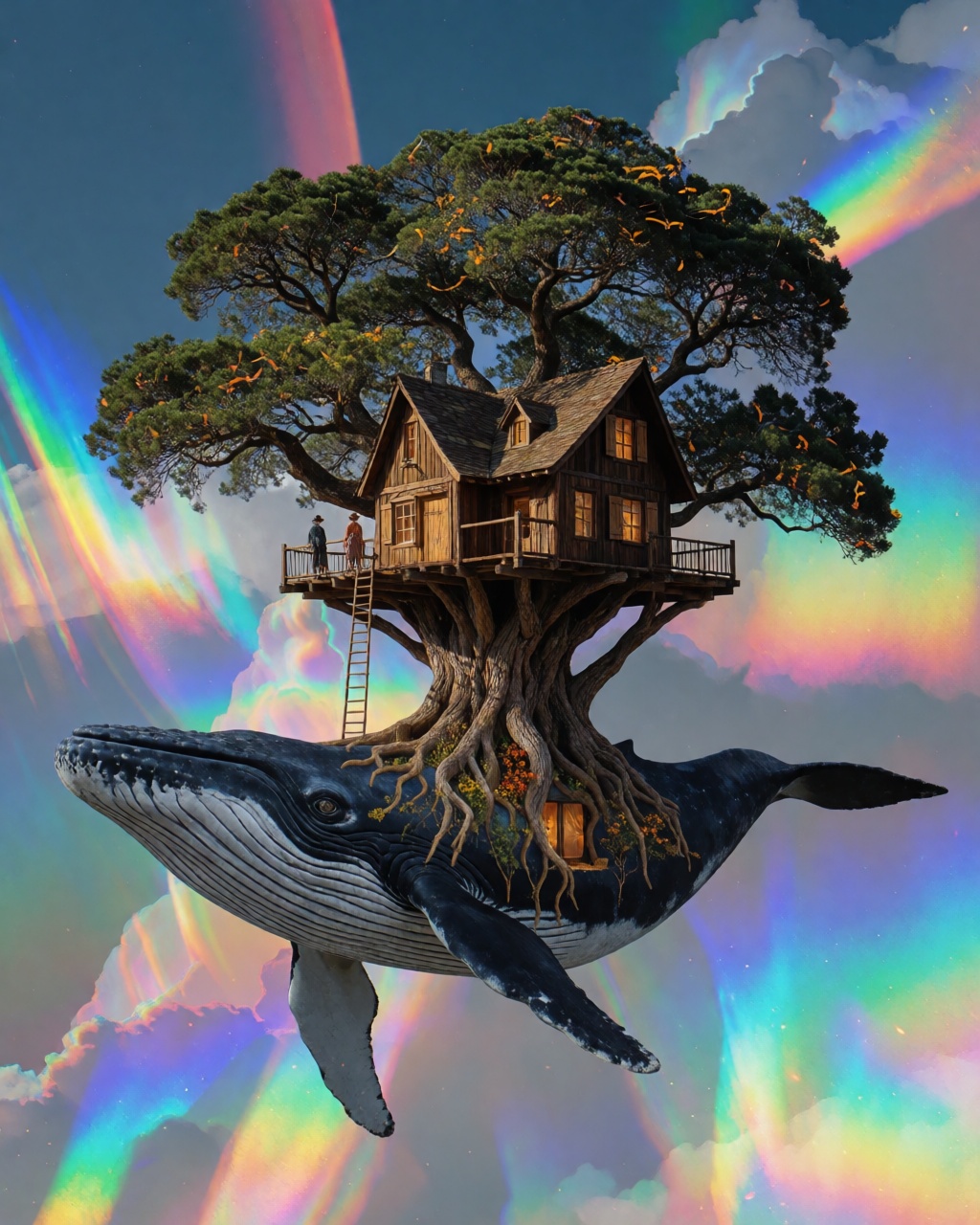 Holographic Collage Surreal
