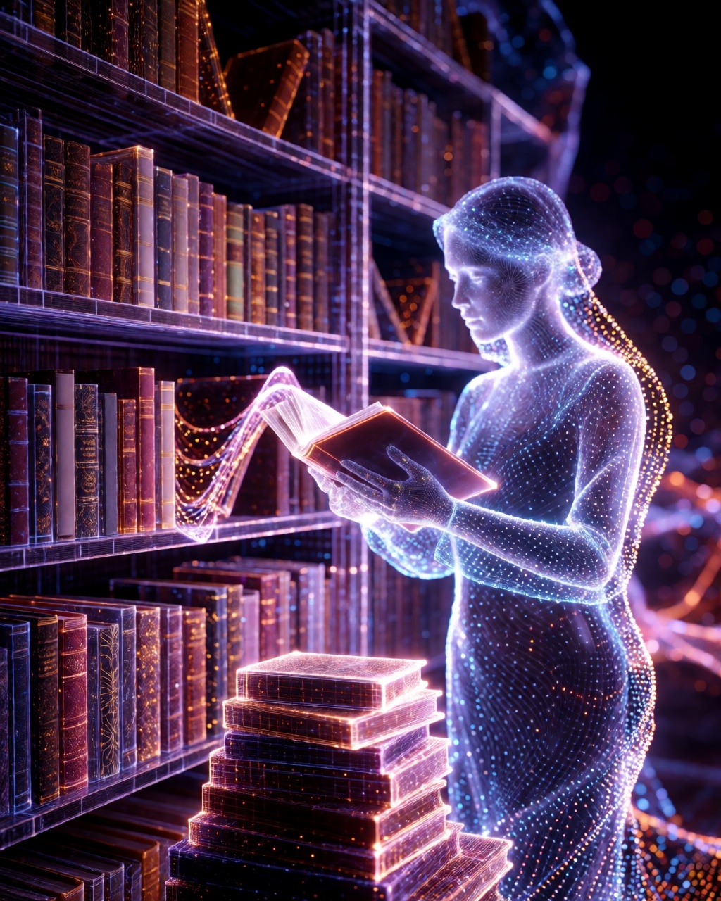 Glowing Particle Filament