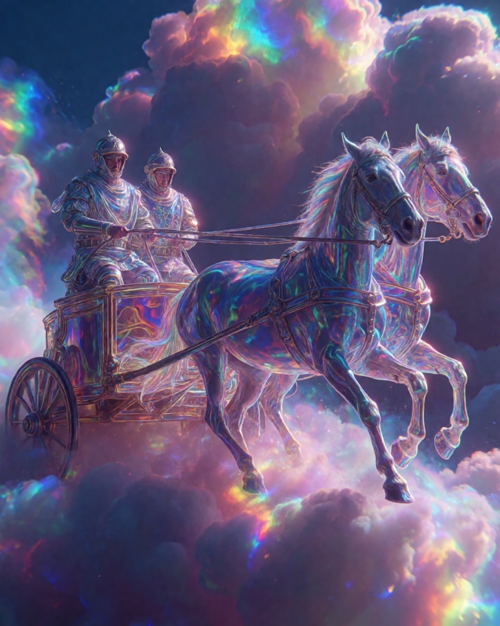 Iridescent Neon Prism
