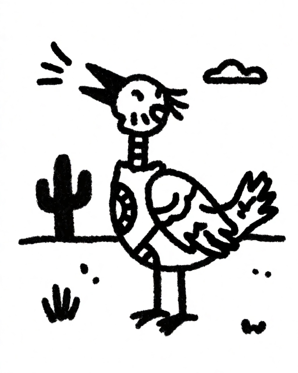 Naive Charcoal Doodle