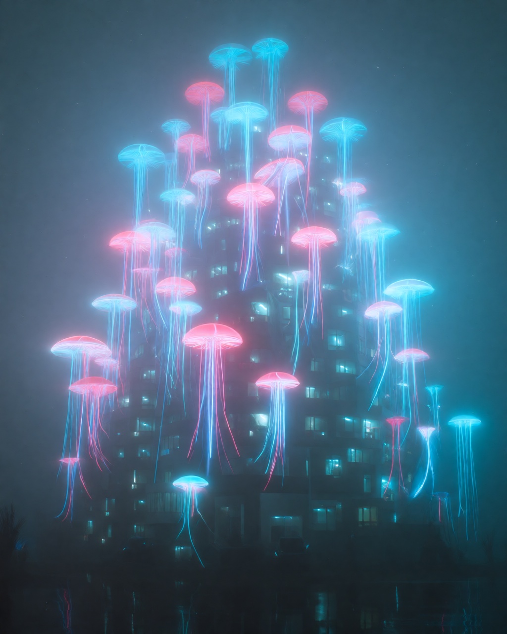 Foggy Neon Streak
