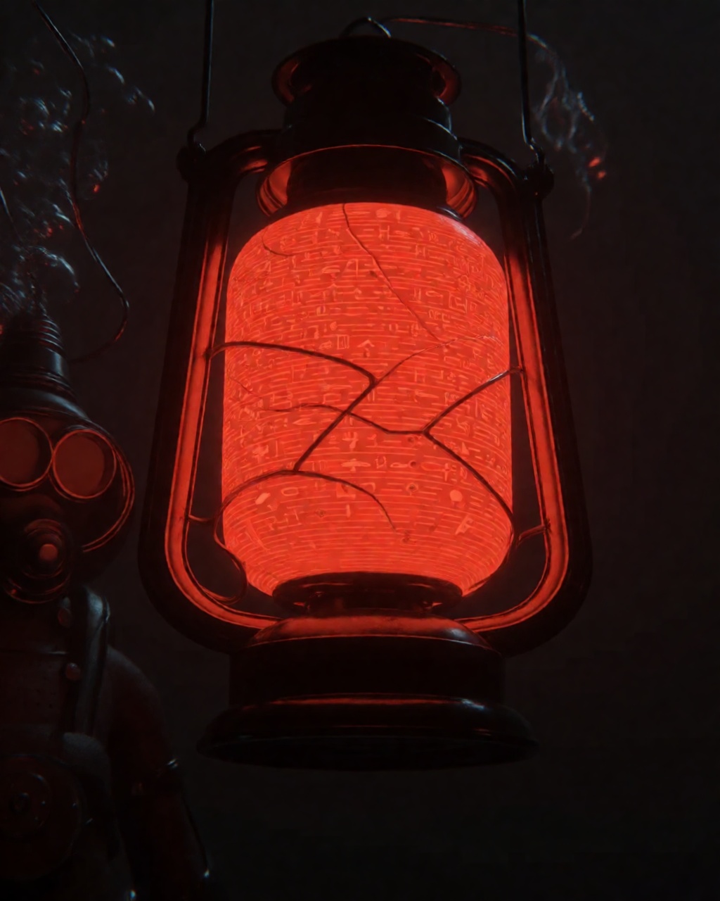 Crimson Lantern Fog