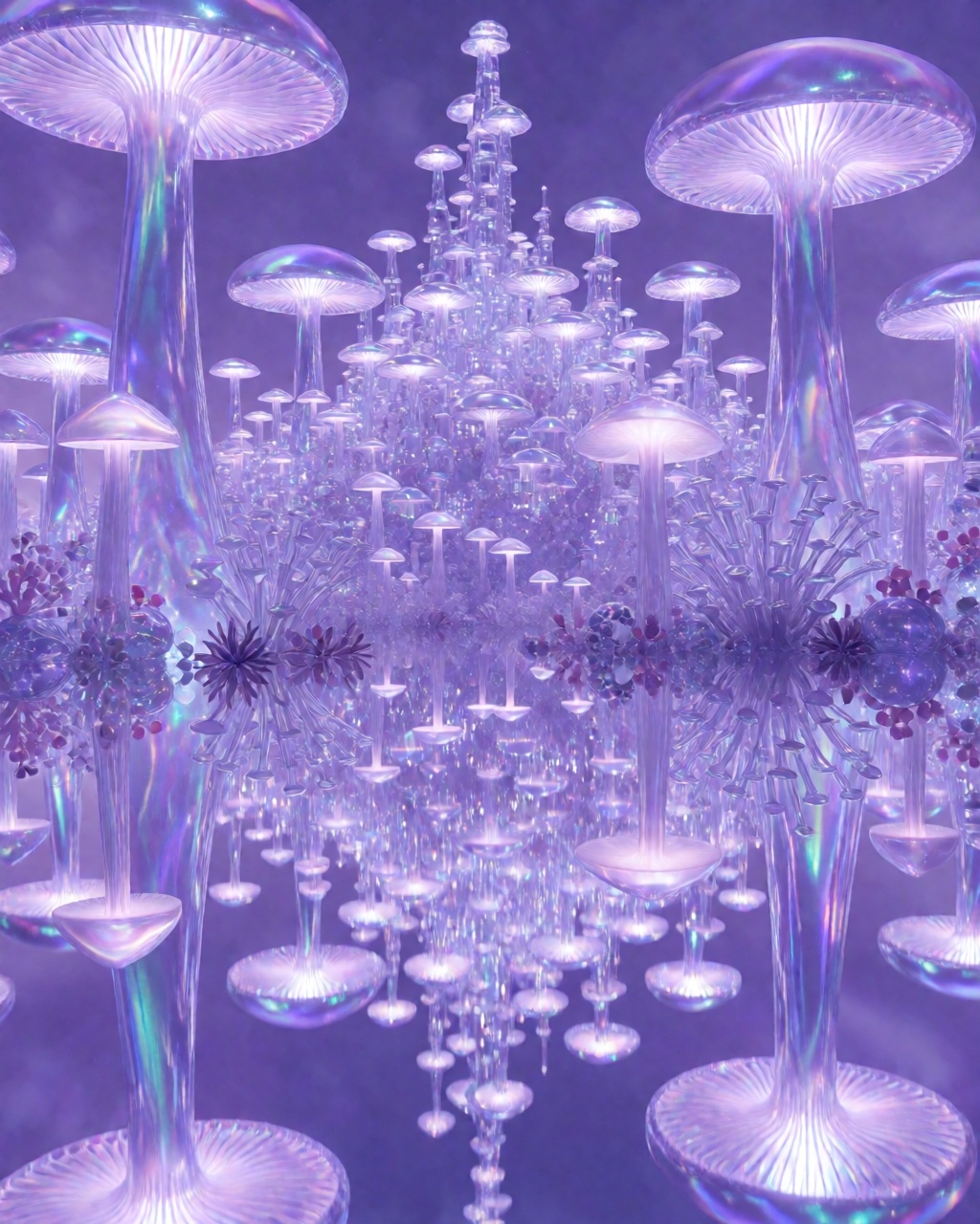 Iridescent Violet Dreamscape