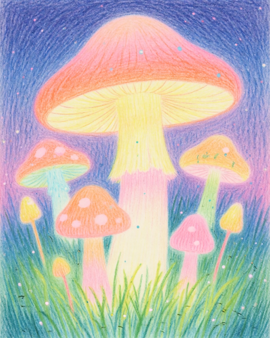 Dreamy Pencil Crayon