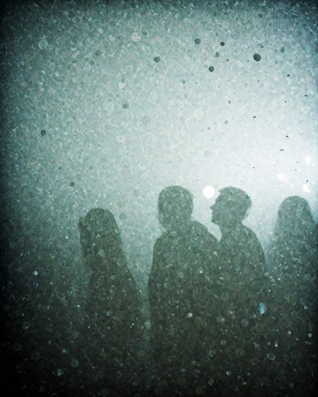 Misty Teal Grunge