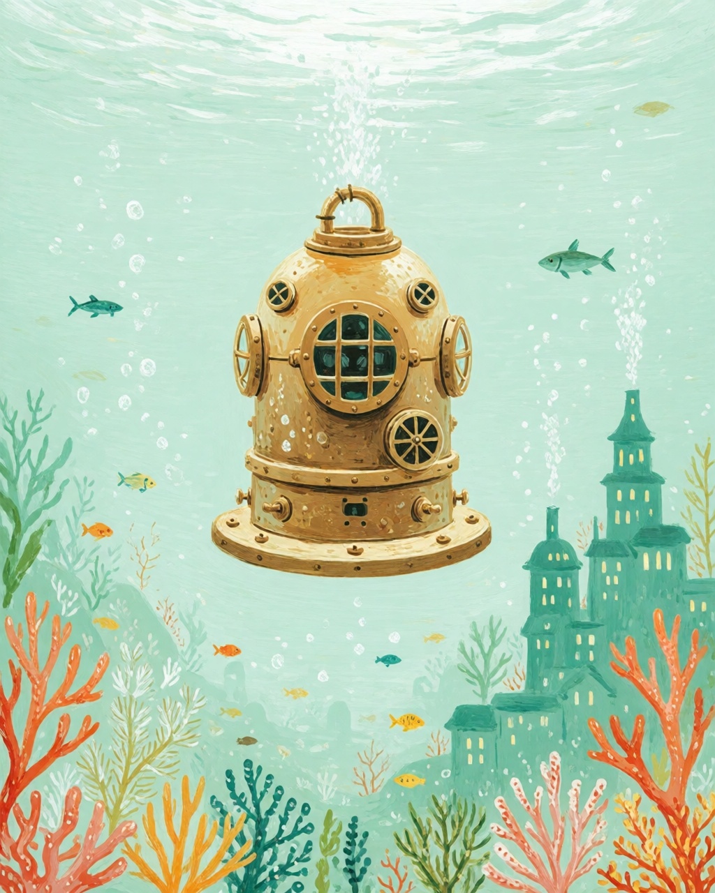 Mint Gouache Storybook