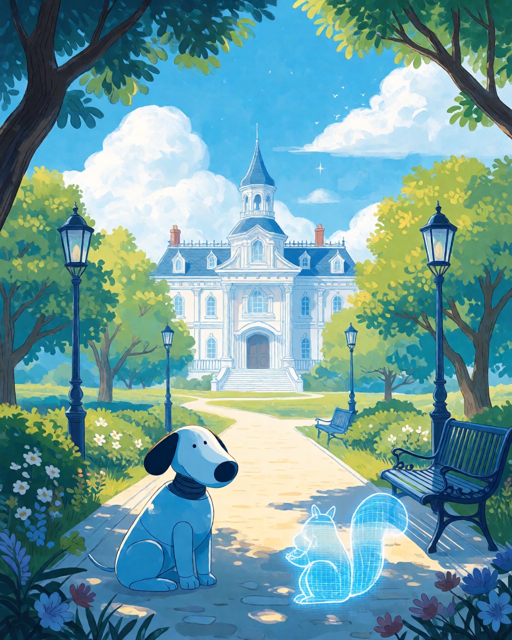 Azure Sunlit Storybook