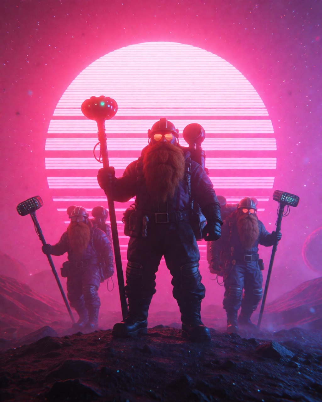 Neon Synthwave Haze