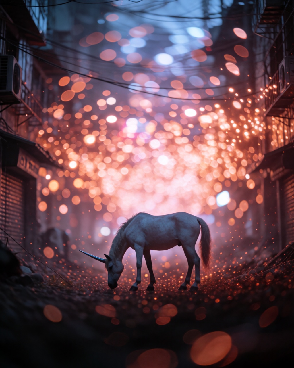 Glowing Ember Bokeh