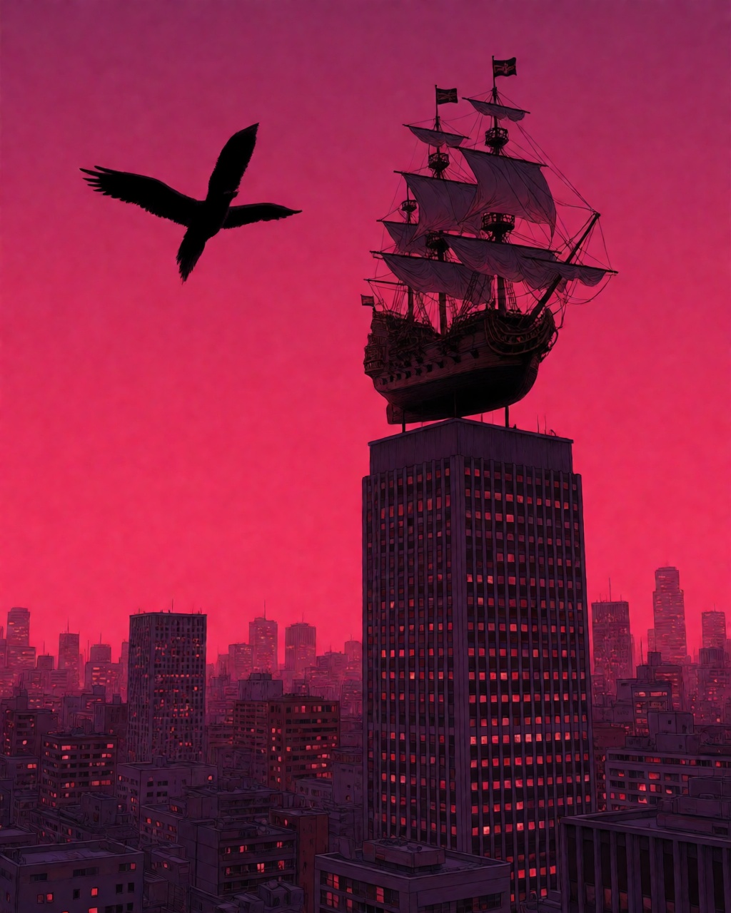 Magenta Dusk Horror