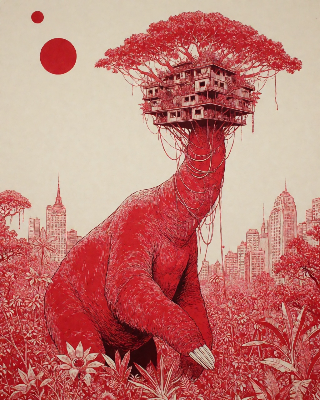 Crimson Silkscreen Ink