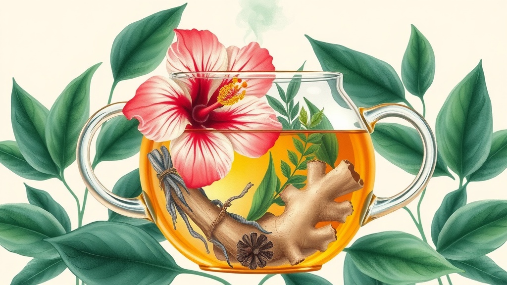 Chá de Hibisco e Gengibre: Receita Passo a Passo